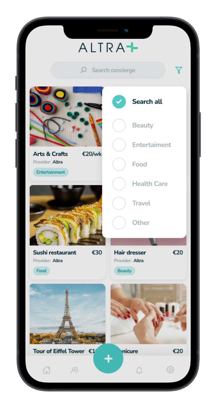 Manage your Concierge services
