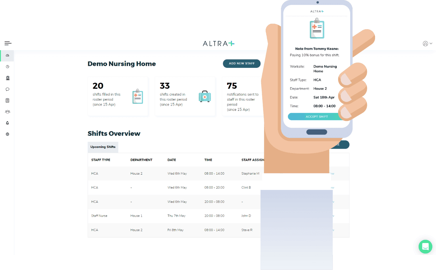 Fill more shifts, save more time