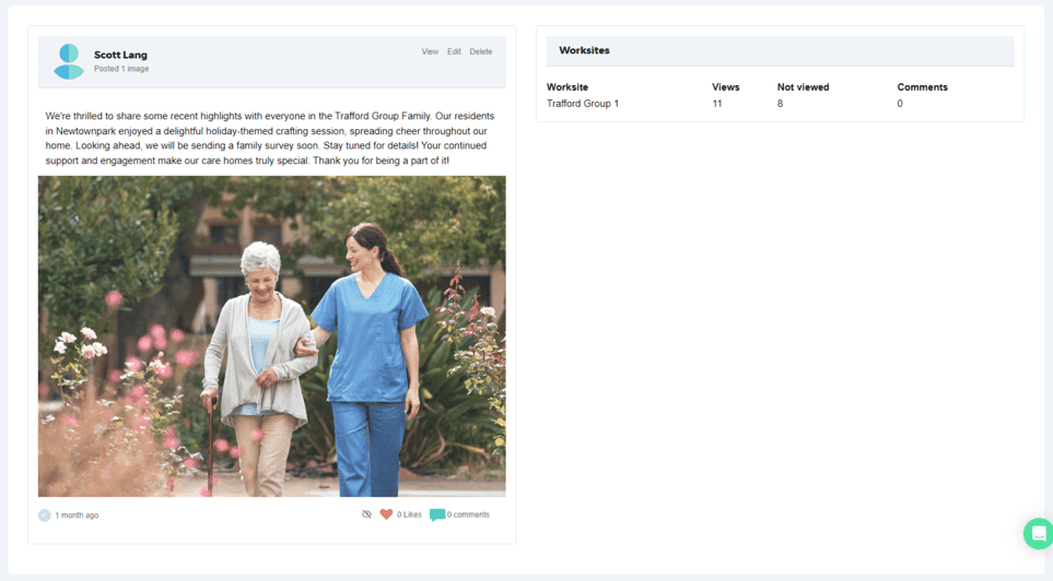 Group Posts - Boost communication to families across all homes