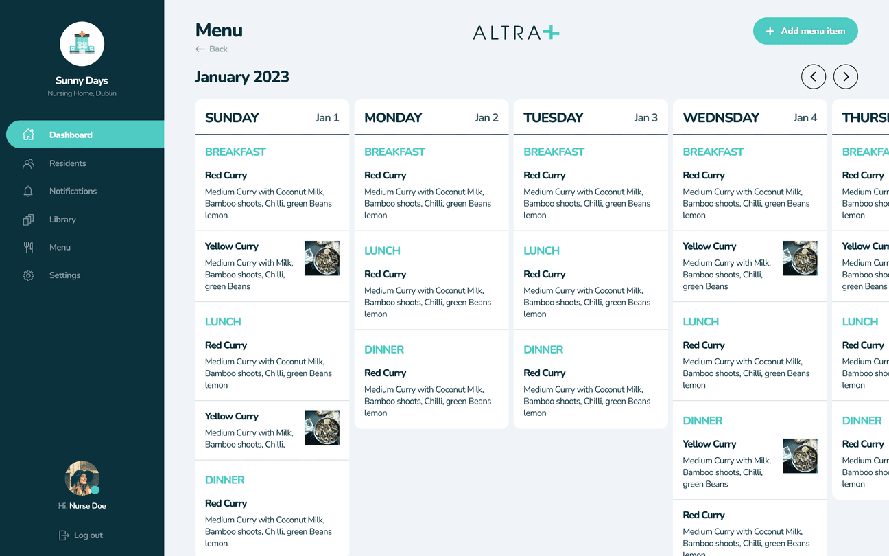 Be consistent and save time with our group menu module