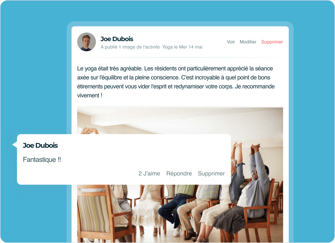 Gardez les familles connectées, rassurées et informées – Chaque jour