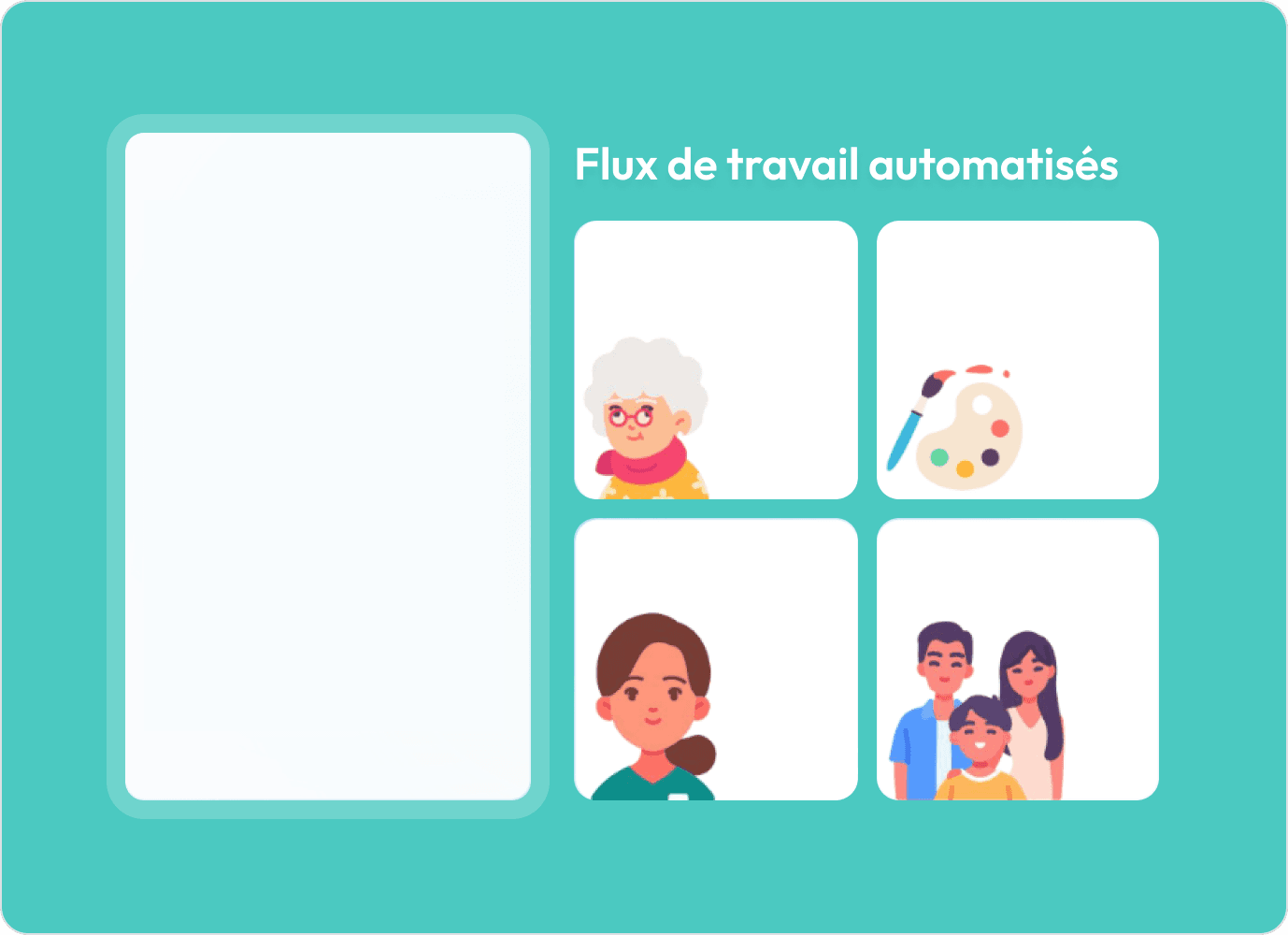 Gérez votre activité avec le partage du calendrier, l'affichage TV, la mise en place d'enquêtes de satisfaction et de parcours résidents