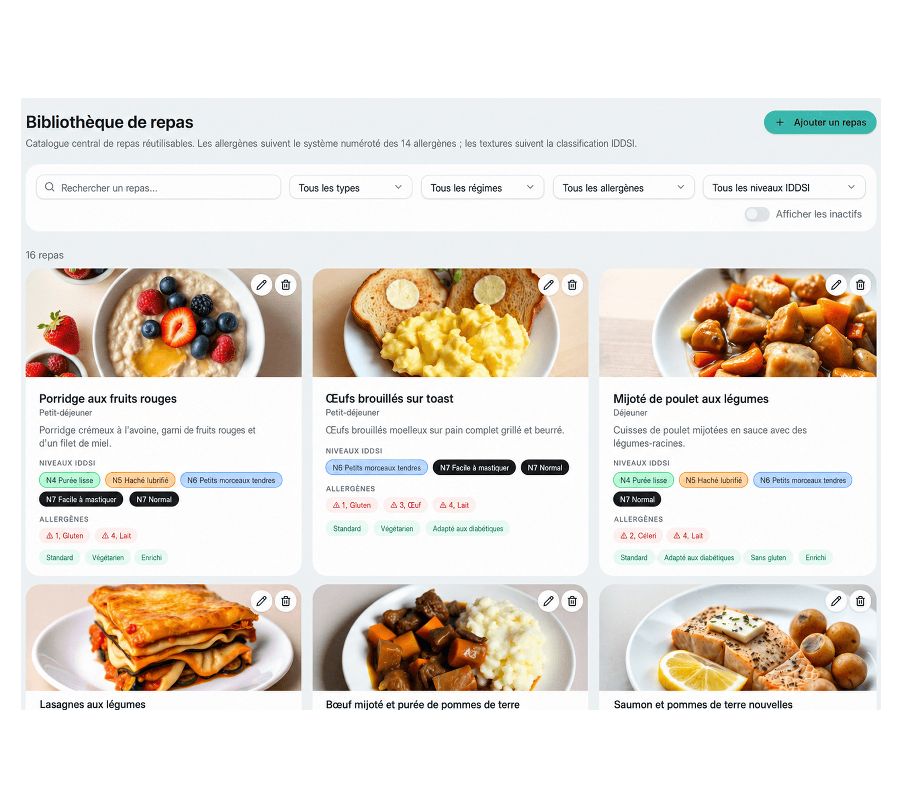 Planifiez de meilleurs menus en moins de temps