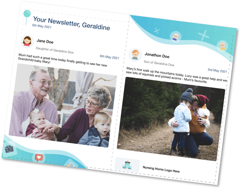 Converting digital content into physical newsletters to the delight of your residents