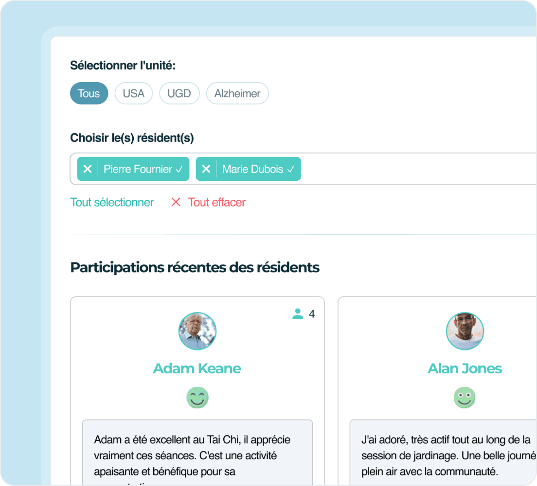Suivre la participation et recueillir l'évaluation sans effort