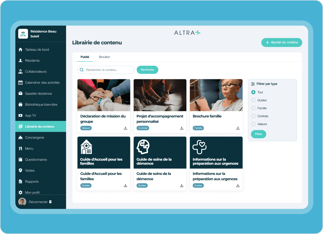 Bibliothèques de contenu