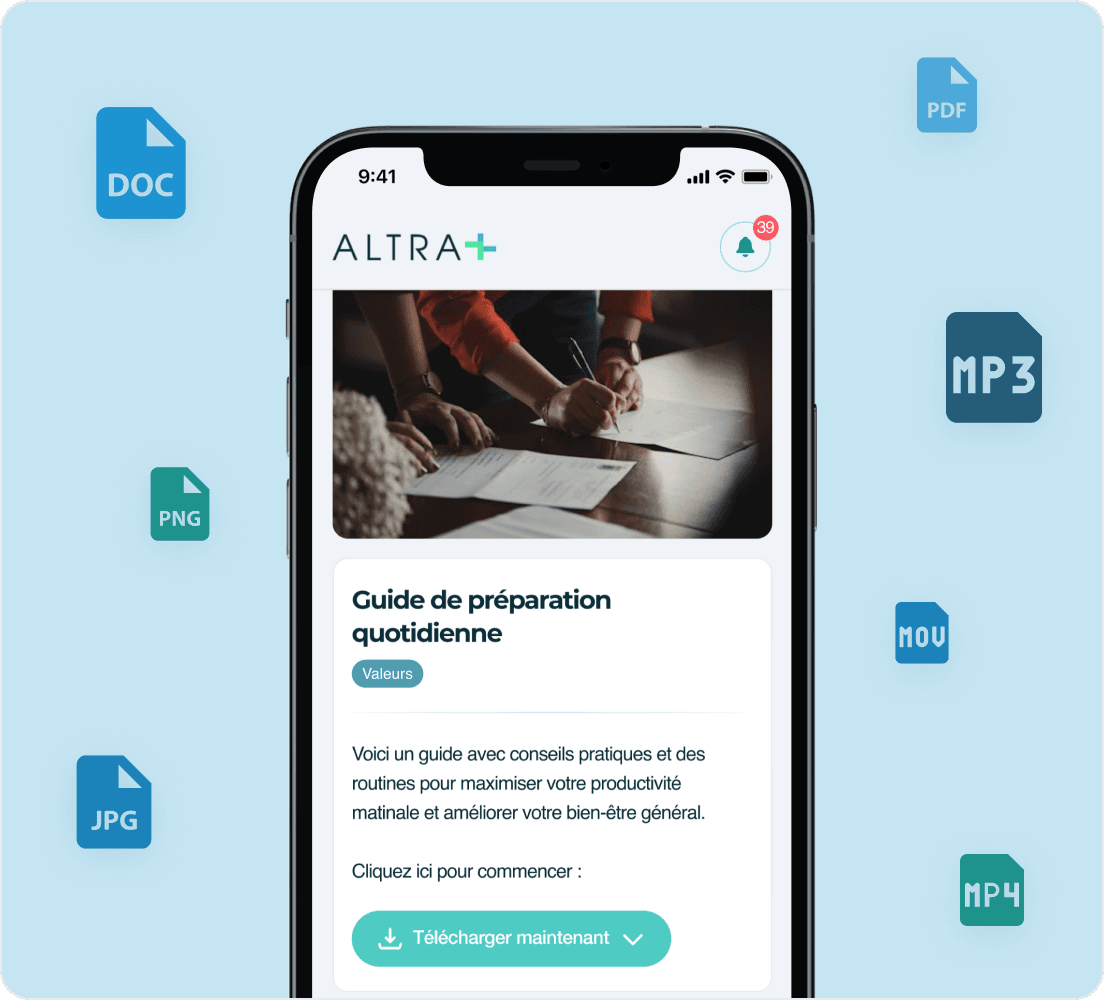 Support enrichi, en toute simplicité
