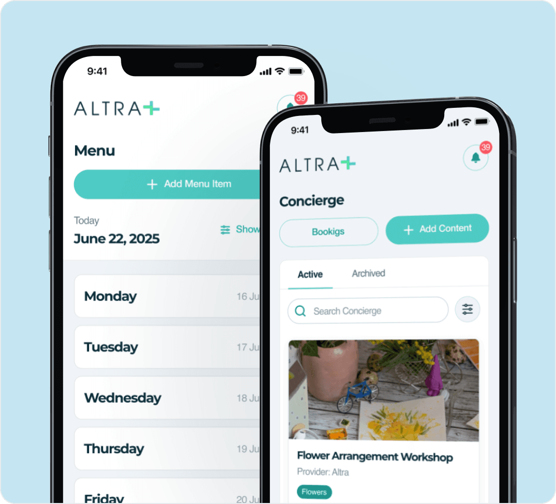 Multi-Location Menu and Concierge Tools