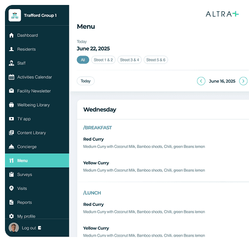 Why Services Choose Altra for Menus