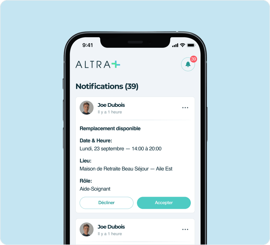 Organisez vos remplacements en quelques secondes