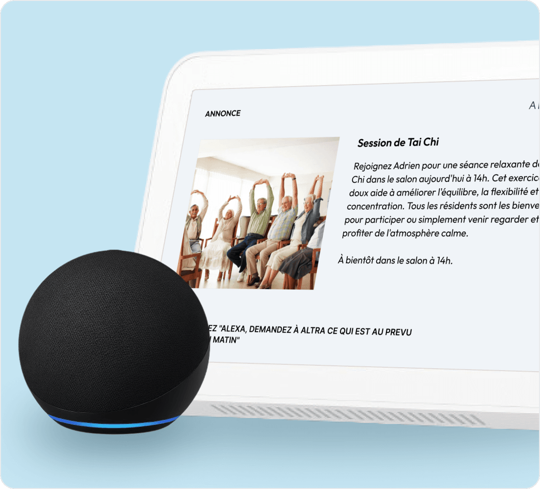 Affichage visuel avec Echo Show