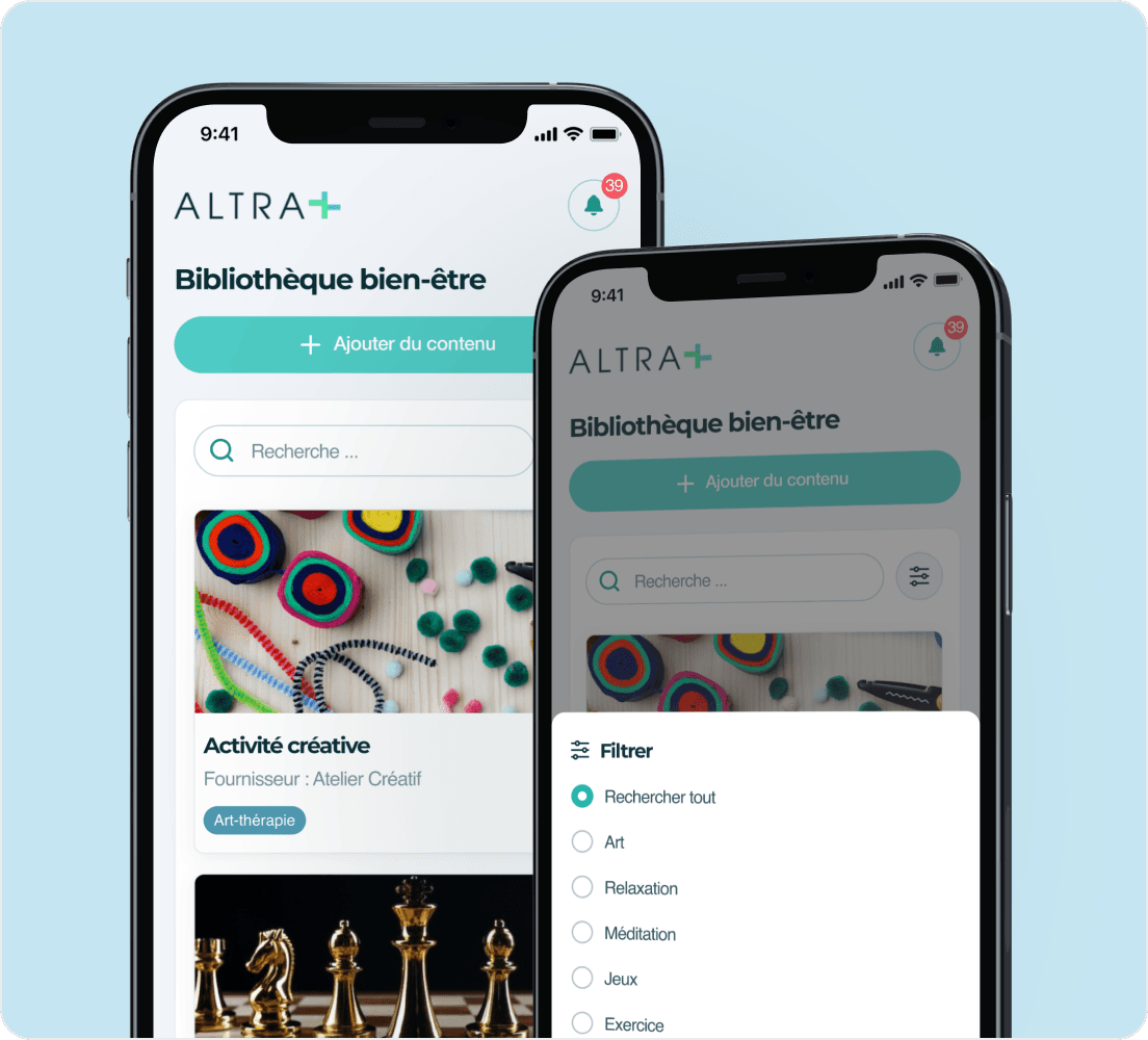 Votre bibliothèque Bien-Être à la demande. Du contenu expert pour tous les centres d'intérêt